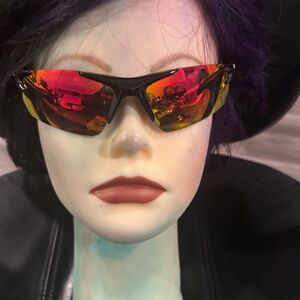 Rawlings Black Sunglasses with Red Lenses